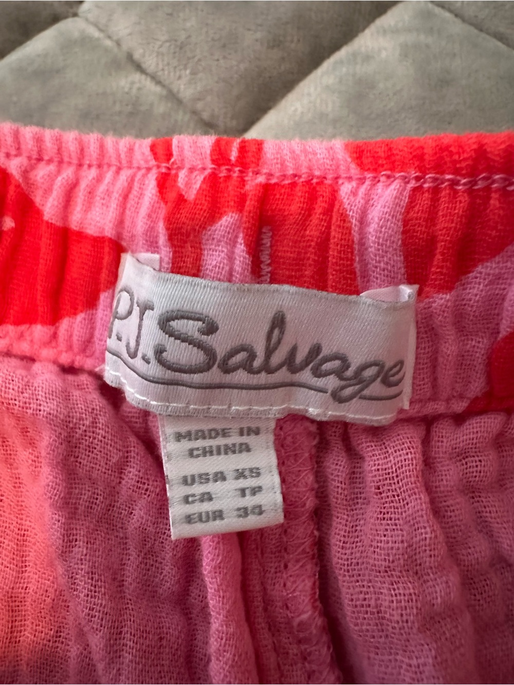 PJ Salvage Pink Floral Tank and Wide-Leg Lounge Set - Picture 4 of 6
